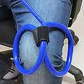 Curatron FLASH Coil folded for use on a knee,